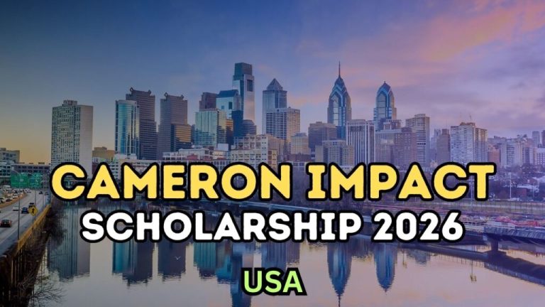 The Cameron Impact Scholarship 2026 | USA